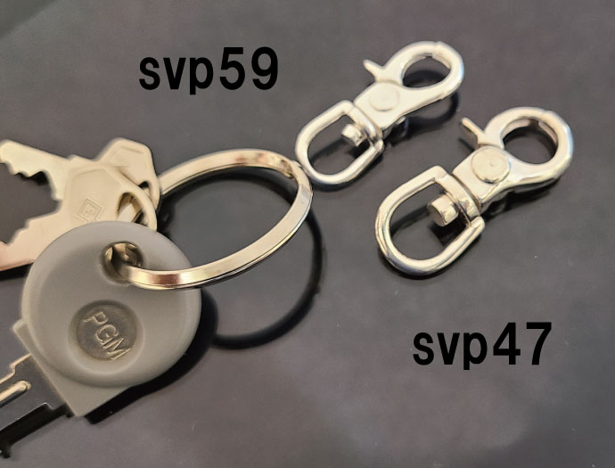 楽天市場】svp-47 シルバー925 キークリップ小 キーチェーン
