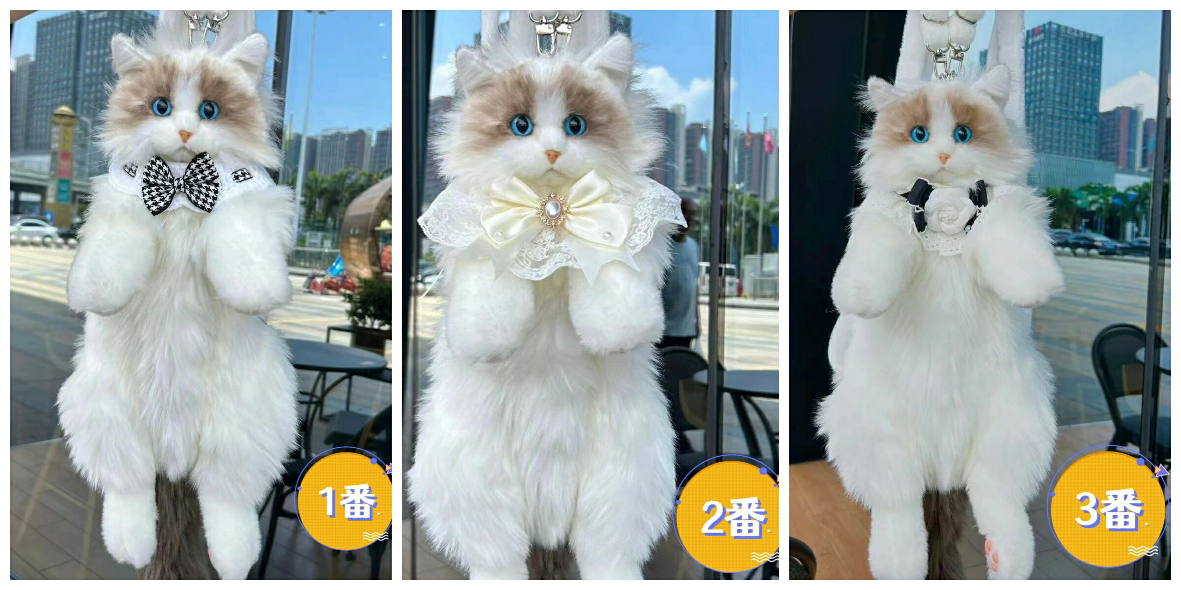 楽天市場】2025新作猫ちゃん型バッグ 猫ぬいぐるみショルダーバッグ