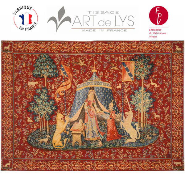 楽天市場】【ART de LYS】ゴブラン織りタペストリー 7972 貴婦人と
