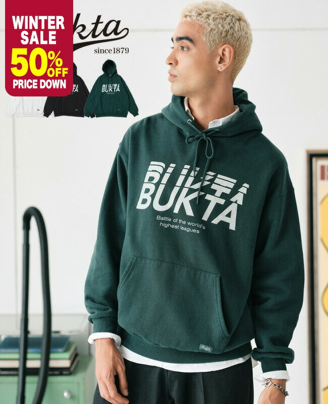 楽天市場】【ブランド直営】ヘビーOZ裏毛パーカー(BUKTA)（メンズ