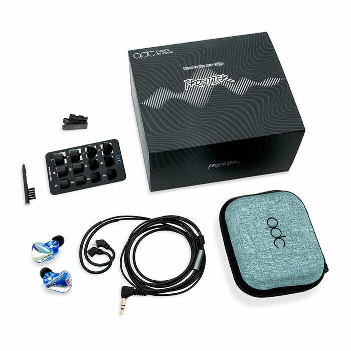 楽天市場】qdc FRONTIER Aquamarine 有線 イヤホン カナル型 リ