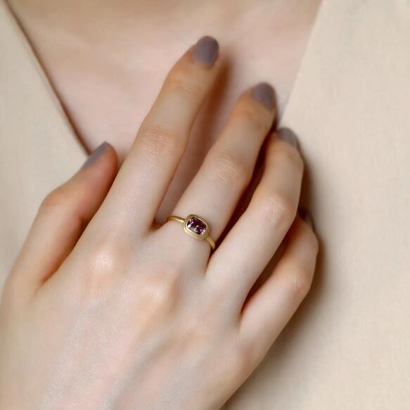 ♢N♢K18 ピンクジルコン＆イエローシトリン セットチャ―ム ♢N♢K18