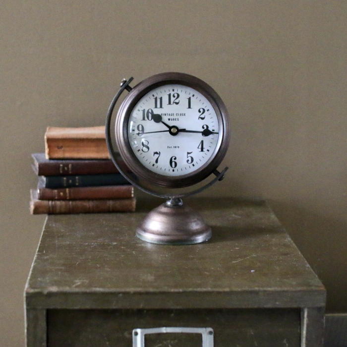 楽天市場】【あす楽】 時計 【スタンドクロック カッパー DRTK2001 SOW