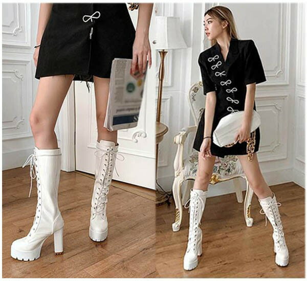 楽天市場】ロングブーツ ヒール11.5cm ブーツ 美脚 カジュアル