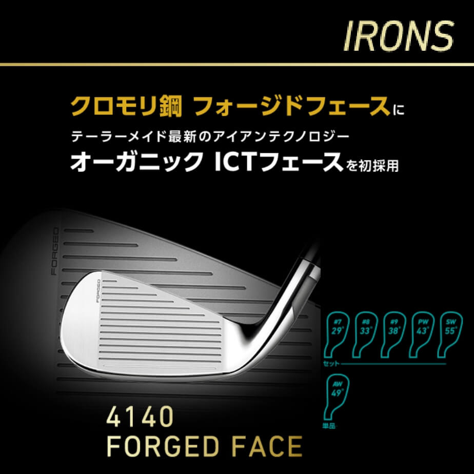 楽天市場】テーラーメイド ステルス グローレ アイアン 5本セット (#7