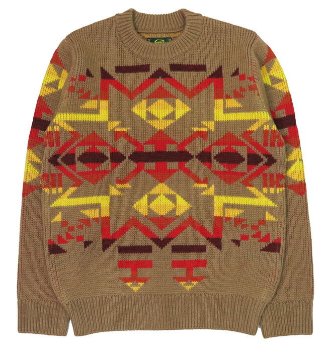 楽天市場】JELADO ジェラード ネイティブジャガード柄 クルーネック