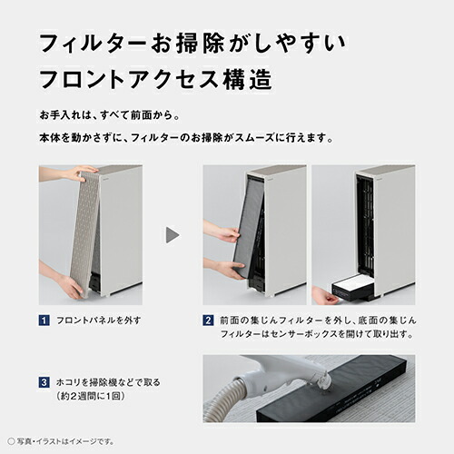 楽天市場】パナソニック Panasonic F-PX70C-W ホワイト 空気清浄機