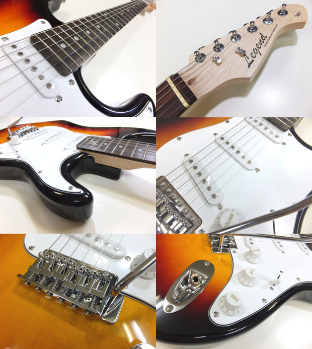 楽天市場】エレキギター 初心者セット Legend レジェンド LST-Z/3TS