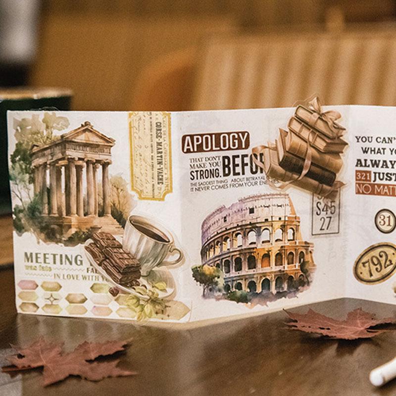 楽天市場】ST245 シール 旅行 トラベルノート 珈琲 コーヒー フレーク