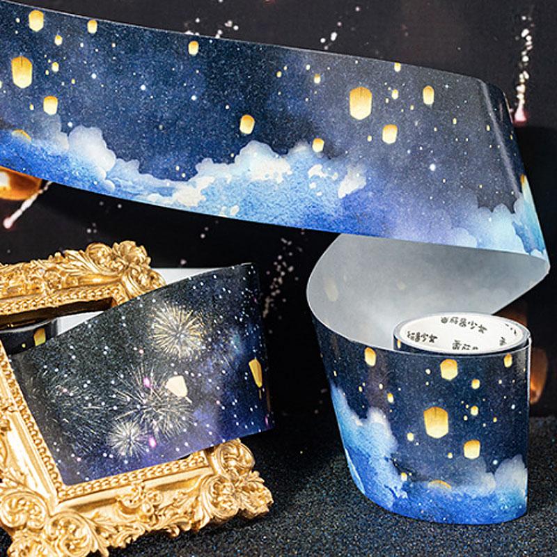 楽天市場】MT589 夜空 星空 夜景 星 月 宇宙 ランタン 祭り 花火 夏