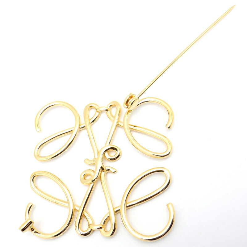 楽天市場】【中古】 LOEWE （ロエベ） 111.25.020 アナグラム ブローチ