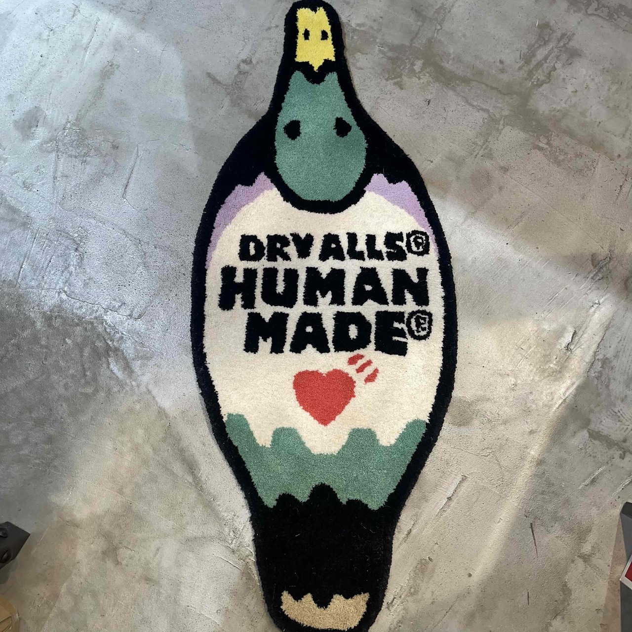 楽天市場】HUMAN MADE DUCK LARGE RUG 101cm x 41cm ヒューマンメイド