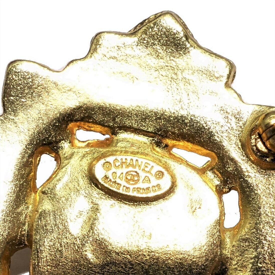 楽天市場】CHANEL 94A フリンジ ココマーク グリポアブローチ シャネル