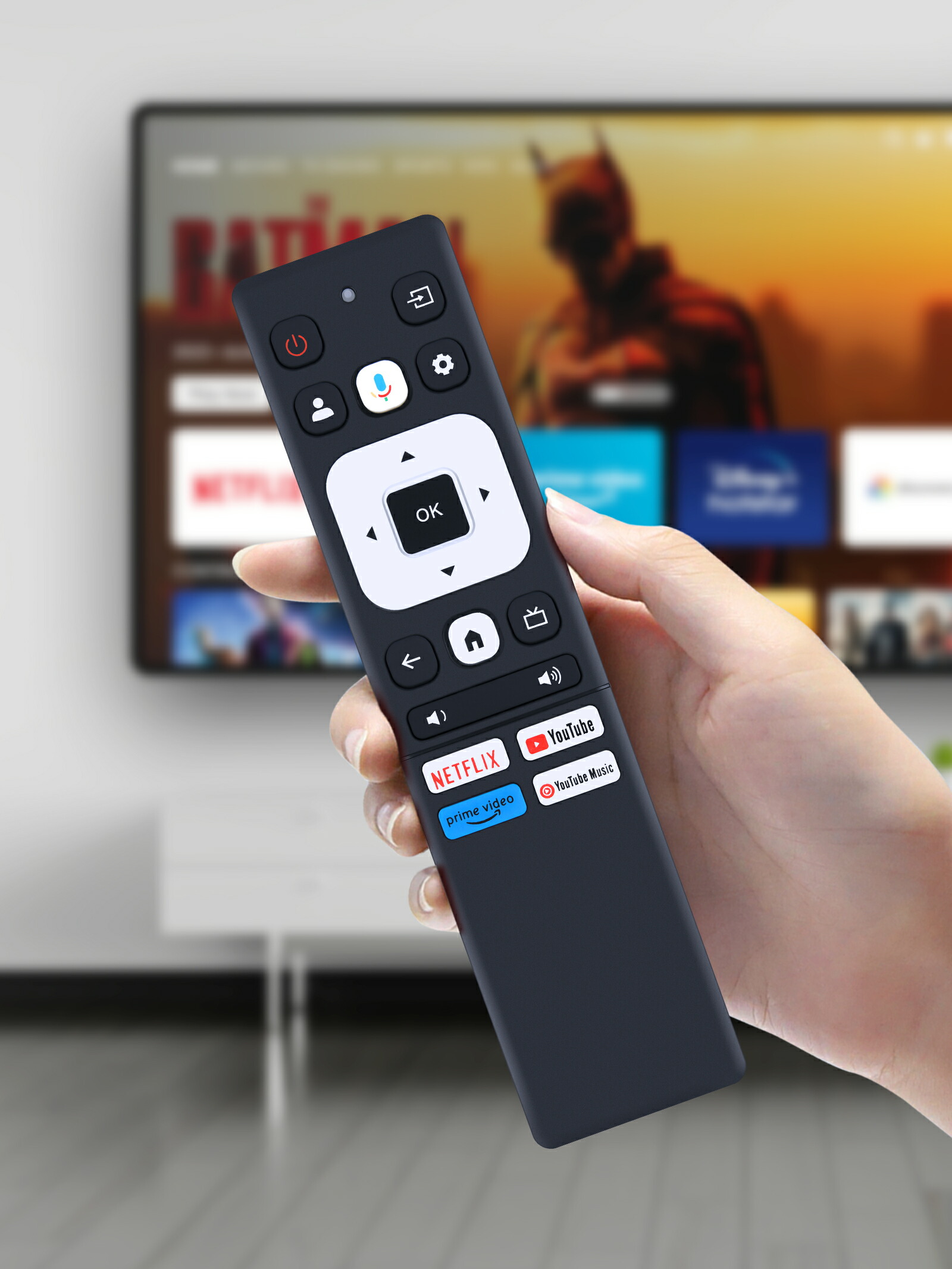 楽天市場】テレビリモコン for FPD チューナーレステレビ スマート