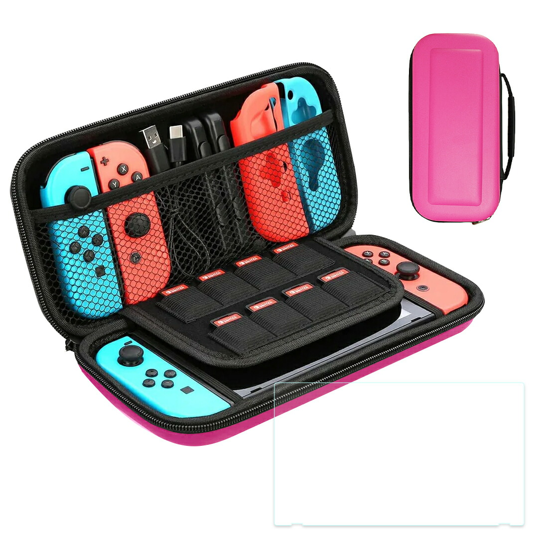 楽天市場】液晶保護 シート付き Nintendo Switch キャリングケース