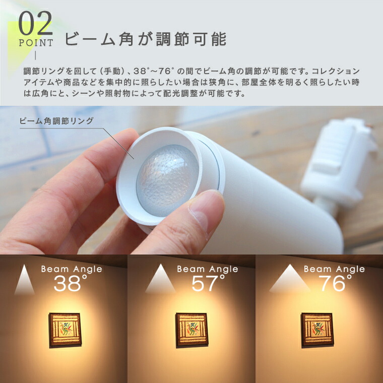 楽天市場】単品 エジソンスマート ミニスポットライト ビーム角調節