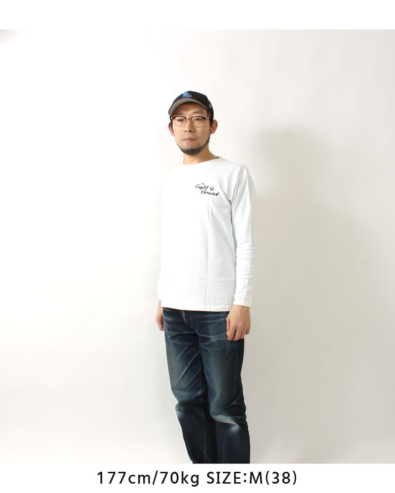 楽天市場】エイトジー ロンT メンズ アメカジ 長袖Tシャツ カットソー