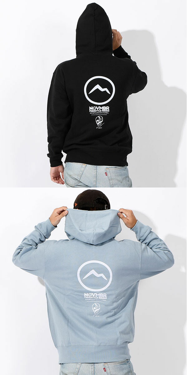 楽天市場】送料無料 ジップパーカー NOVEMBER ノベンバー スノー