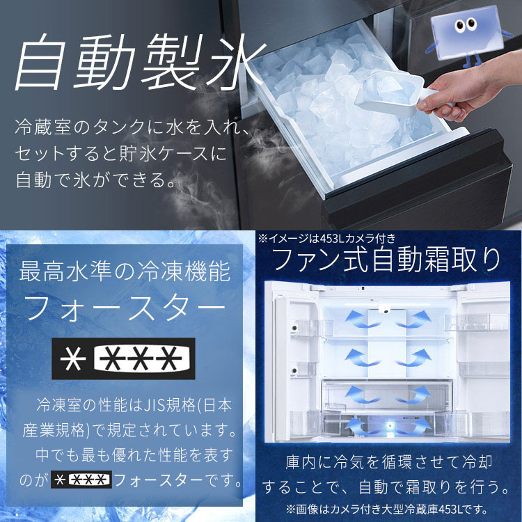 楽天市場】[400円OFFクーポン/くらしにプラス] 冷蔵庫 フレンチドア