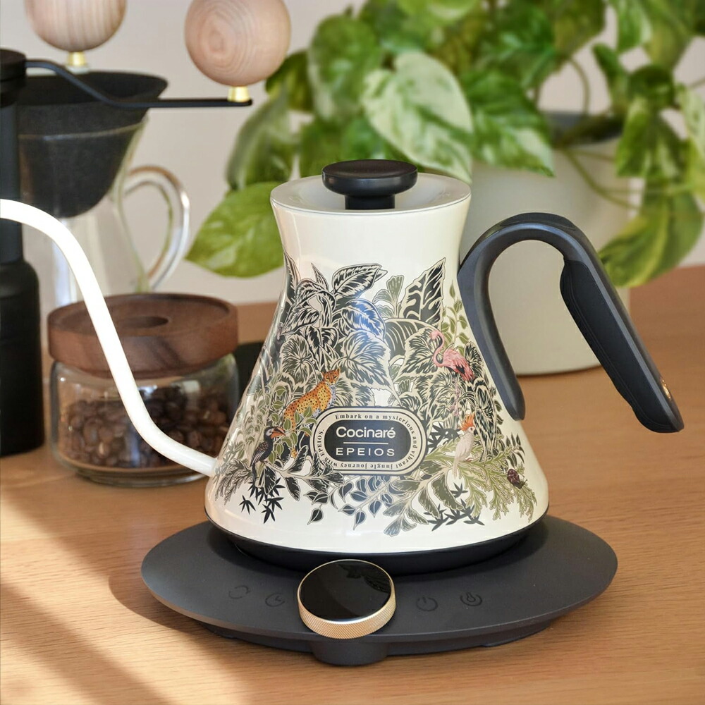 楽天市場】エペイオス(Epeios) 電気ケトル 熱感応変色ケトル ドリップ