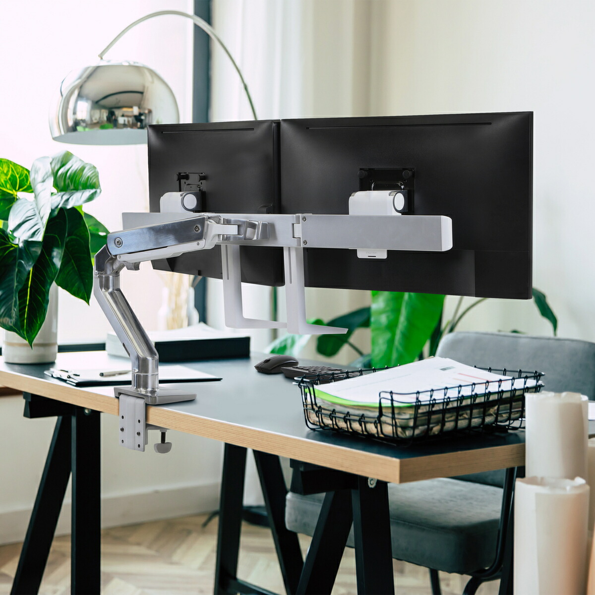 楽天市場】【モニターアーム】エルゴトロン HX デスクデュアル