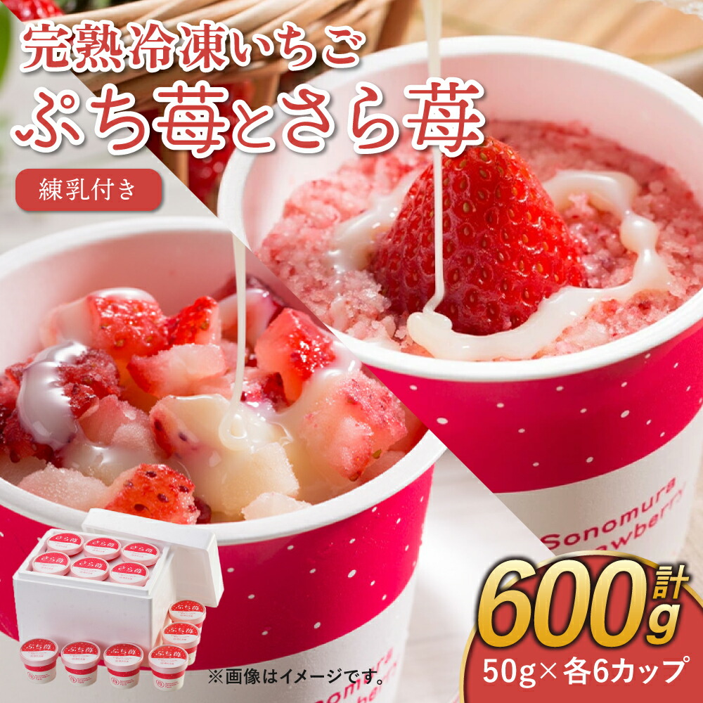 楽天市場】【ふるさと納税】完熟 冷凍 いちご ぷち苺 と さら苺 各6