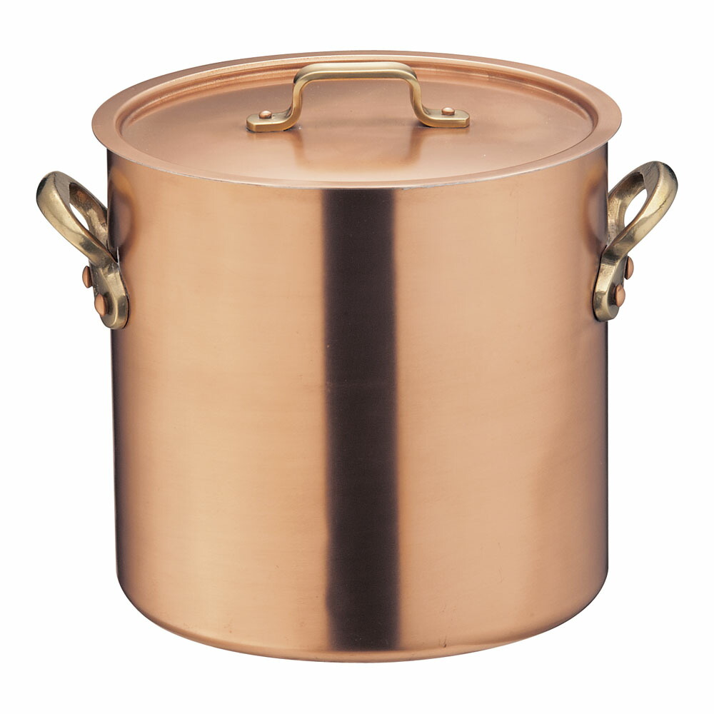 楽天市場】業務用 銅 寸胴鍋銅 寸胴（蓋つき）21cm『シェフ銅鍋プロ