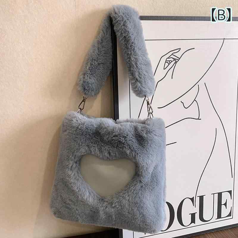 楽天市場】ショルダーバッグ 秋 冬 新作 ふわふわ モコモコ ファー