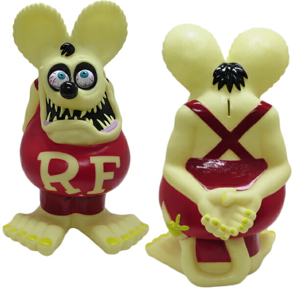 楽天市場】ラットフィンク 蓄光 フィギュア 貯金箱 特大 グローイング