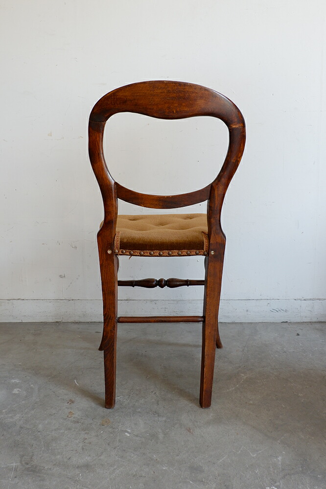 楽天市場】【中古】アンティーク バルーンバックチェア チェア