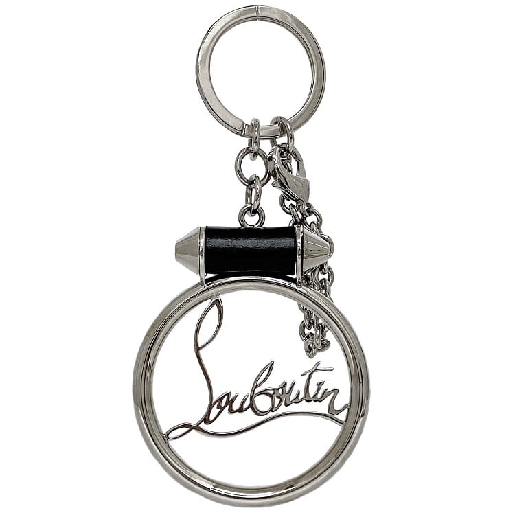 楽天市場】【送料無料】 クリスチャン ルブタン キーリング シルバー