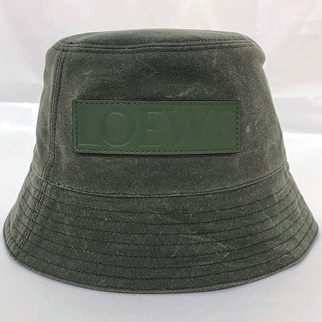 楽天市場】【送料無料】 ロエベ バケット ハット ec-22062 カーキ
