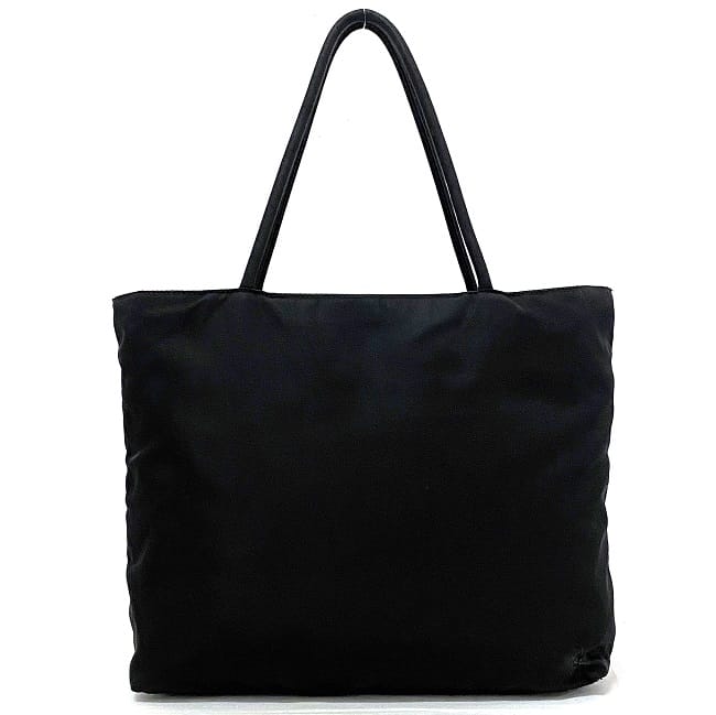 楽天市場】【送料無料】 プラダ ハンドバッグ ブラック シルバー NERO