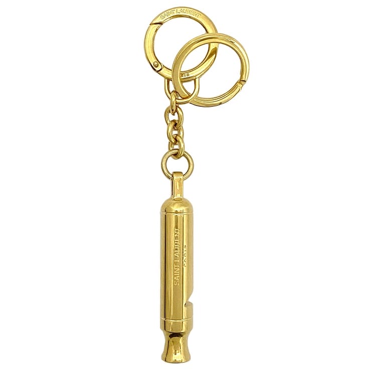 楽天市場】【送料無料】 サンローラン メタルホイッスル キーリング