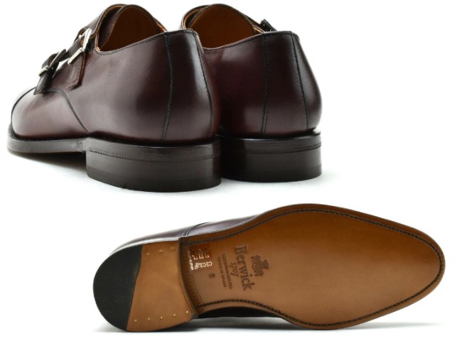 楽天市場】バーウィック ダブルモンクストラップ BERWICK 3637 K3