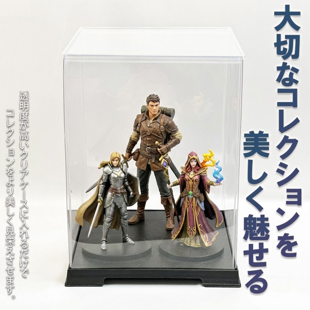 楽天市場】フィギュアケース 卓上 収納 ディスプレイ ホビー