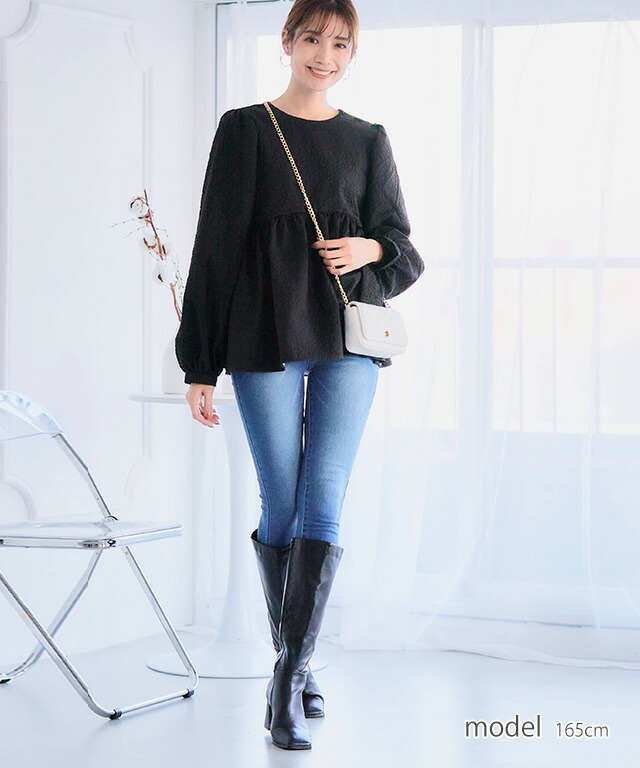 楽天市場】ペプラム トップス【4233円クーポン利用で】 レディース