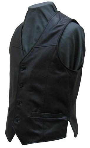 楽天市場】レザーベスト ラムレザー 革ジャン メンズ 本革 革ベスト