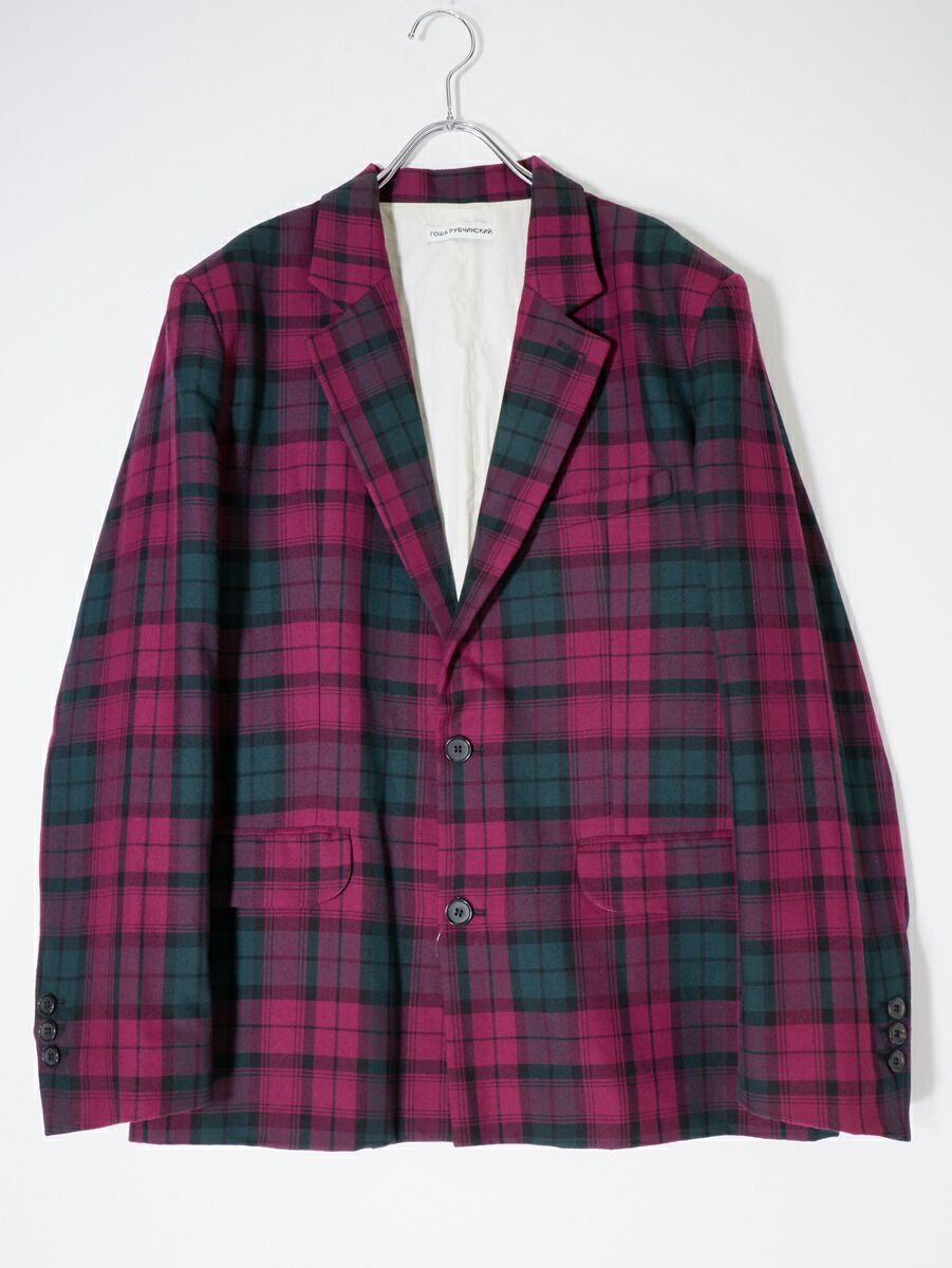 SALE】 Gosha ゴーシャラブチンスキー チェックジャケット SALE