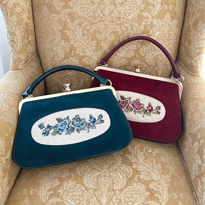 楽天市場】an another angelus フレーム ローズ 刺繍 クロップド