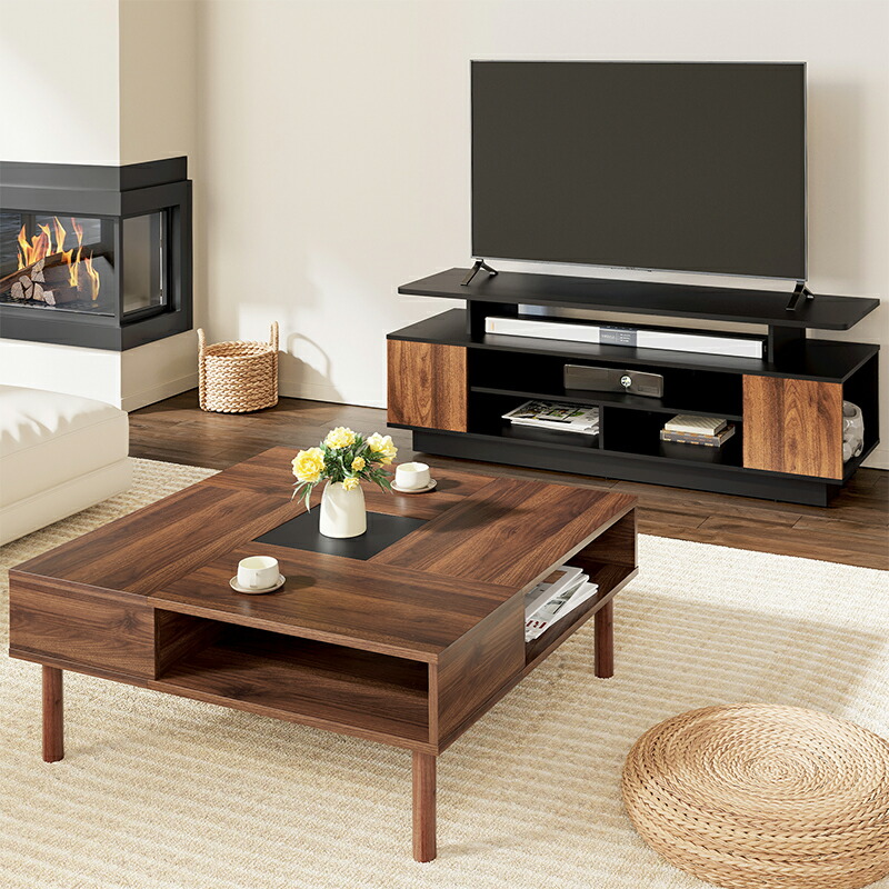 楽天市場】WAMPATローテーブル センターテーブル 正方形 木制 コーヒー