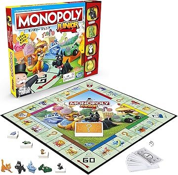 楽天市場】モノポリー ジュニア ボードゲーム 日本語版 5才以上 2~4人