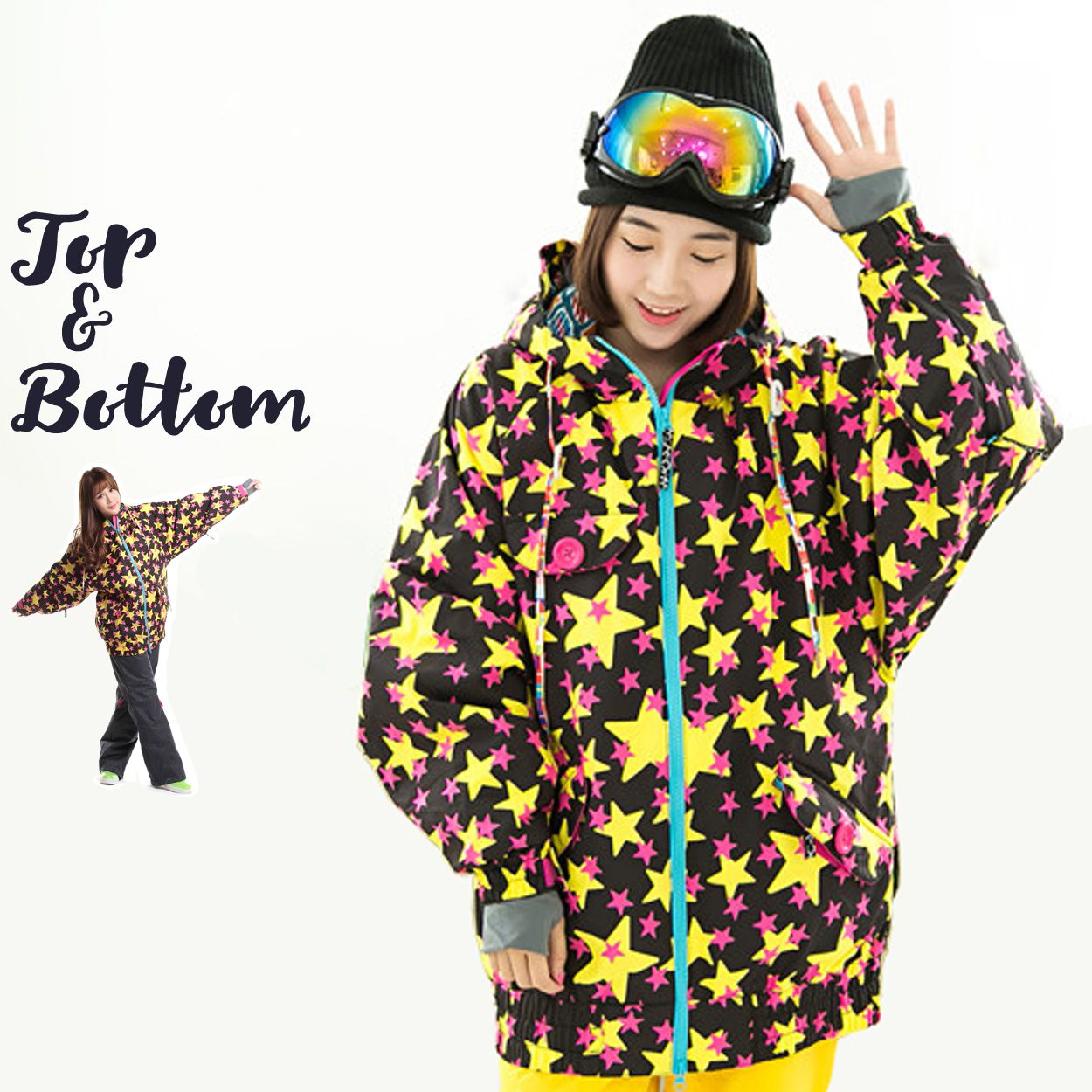 楽天市場】スノーボードウェア スキーウエア レディース 上下セット