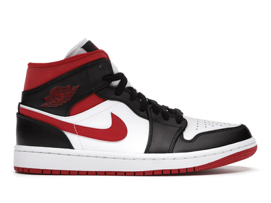 楽天市場】nike air jordan 1 mid (white／gym red－black)（靴）の通販