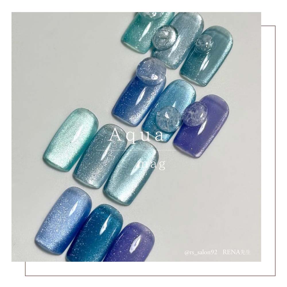 TOY's ジェルネイルセット アクア 6本セット TOY's ジェルネイルセット