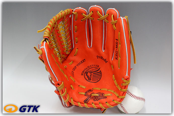 楽天市場】久保田スラッガー 硬式グローブ 内野手 KSG-MS1 Fオレンジ
