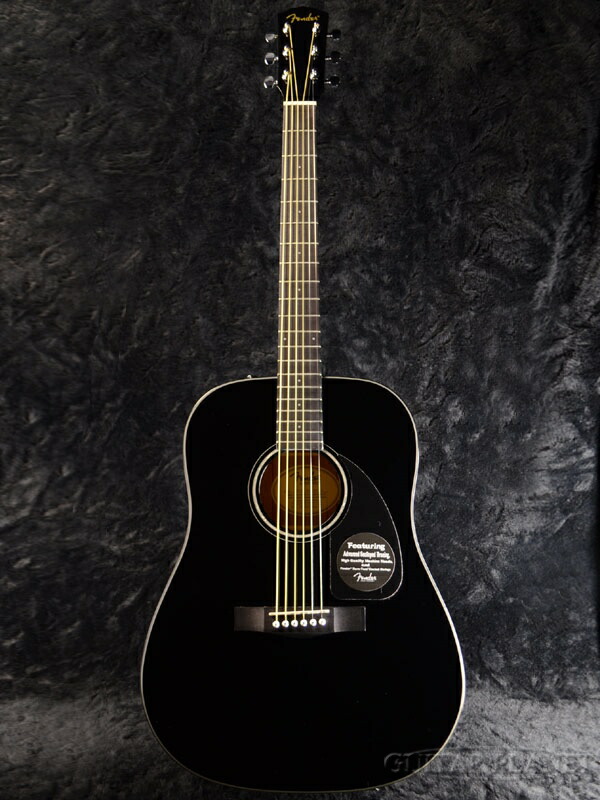 楽天市場】Fender CD-60 Black 新品[フェンダー][CD60][ブラック,黒