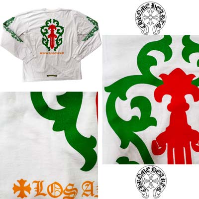 楽天市場】クロムハーツ CHROMEHEARTS ロンT ロングTシャツ メンズ 胸