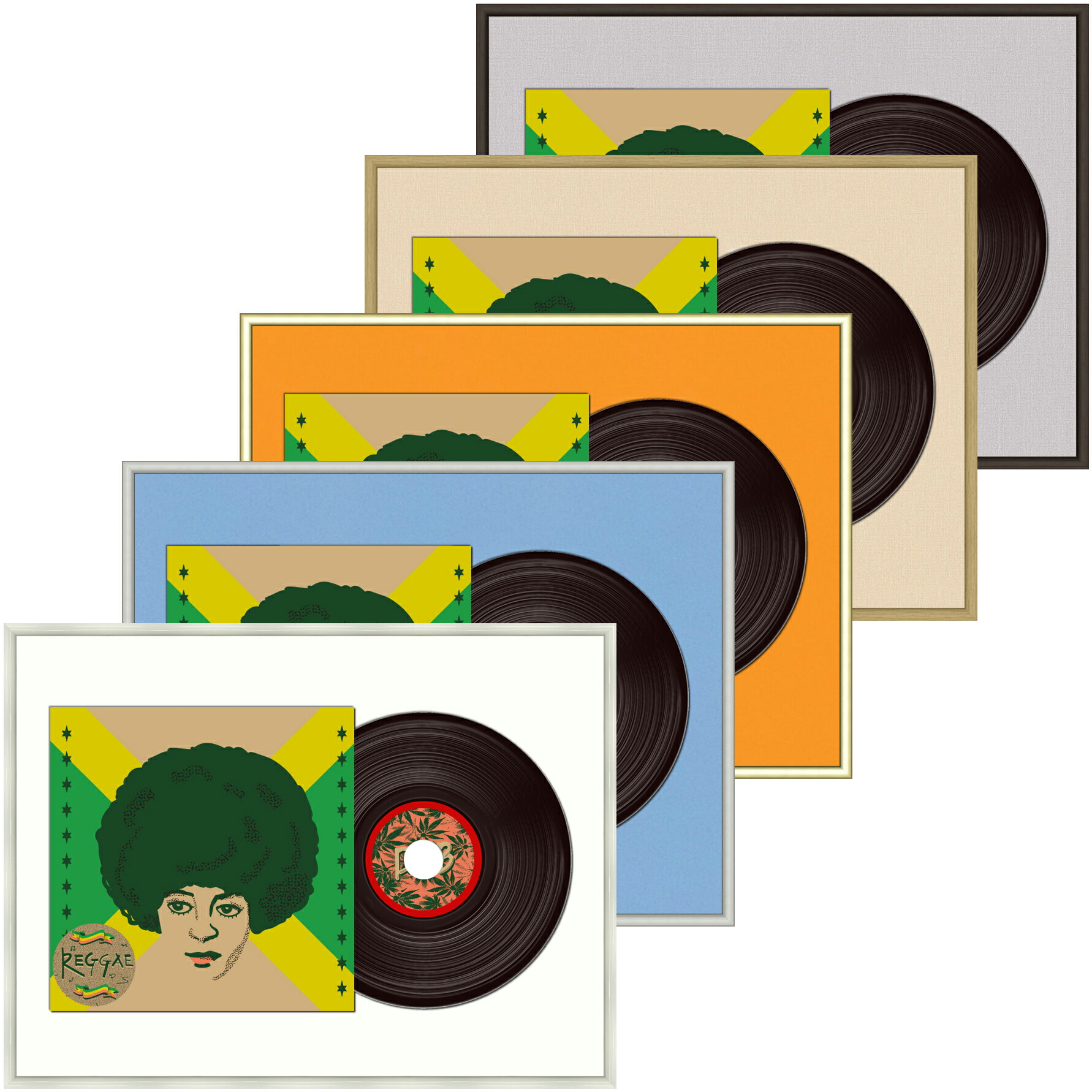 楽天市場】LPジャケット+レコード盤専用額 BH-15F UVカット強化型