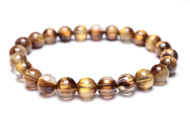 ハイグレード！！ タイガータイチンルチルブレス8㎜（新品未使用